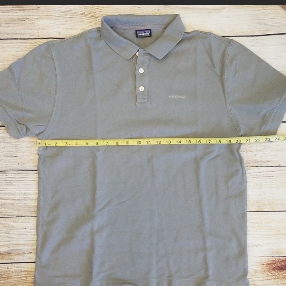 Gray Patagonia polo